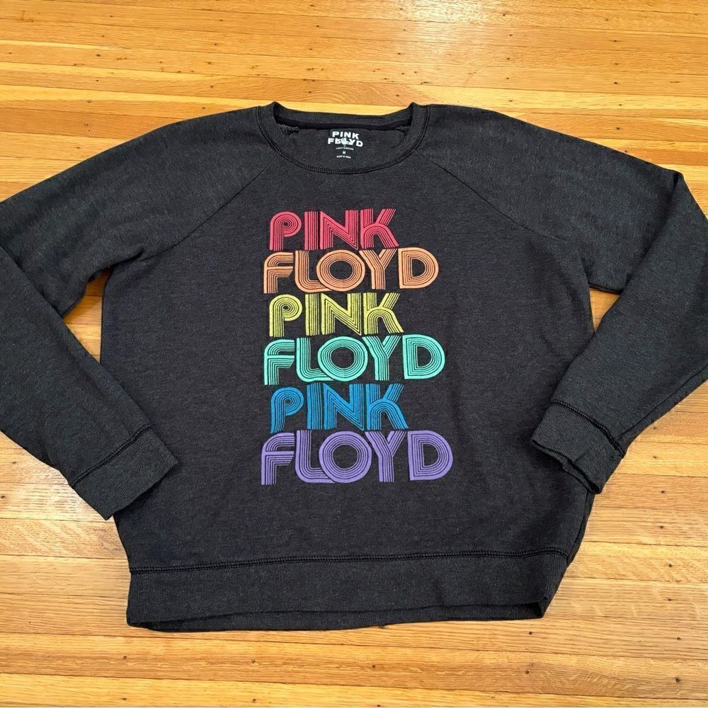 PinkโFloydโLuckyโBrandโdarkโgreyโcrewneckโsweatshirt
